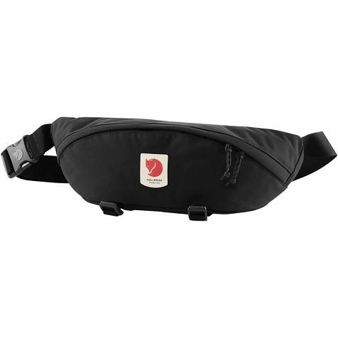 Fjallraven Women Ulvö Waist Bag Black PH95359 Philippines